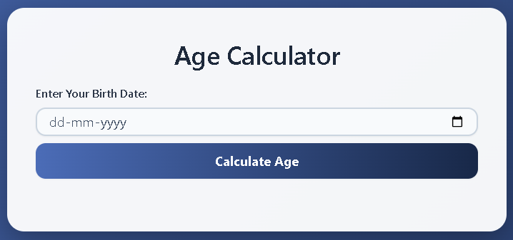 Age Calculator